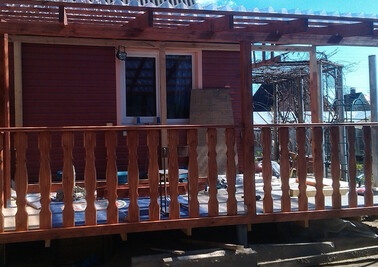 Терраса деревянная